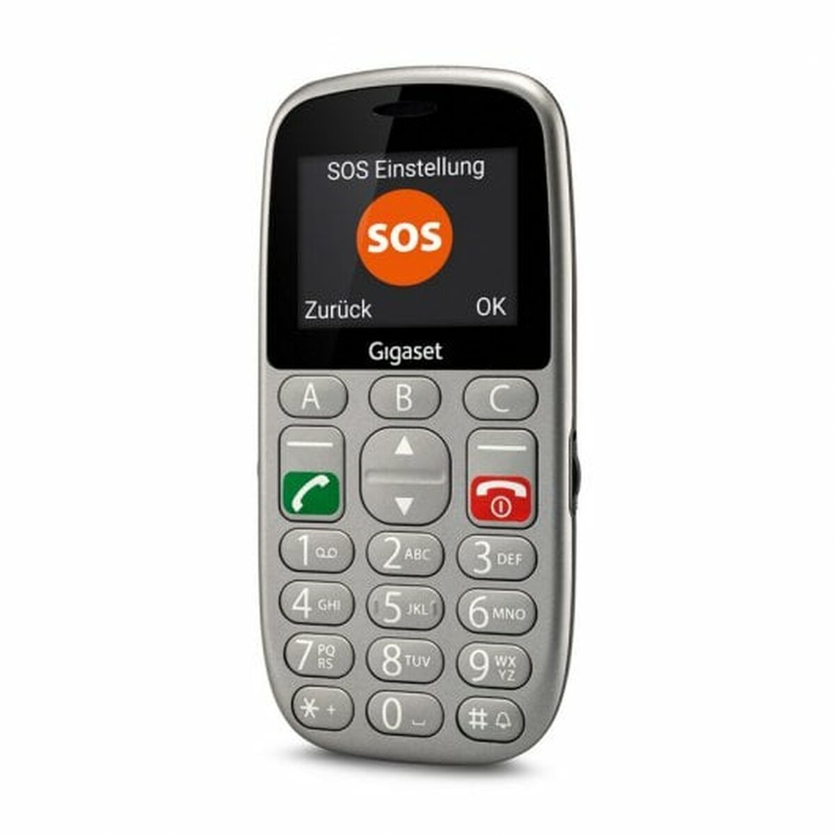Mobiltelefon för seniorer Gigaset GL390 2,2" 32 GB RAM 2G Grå - 2