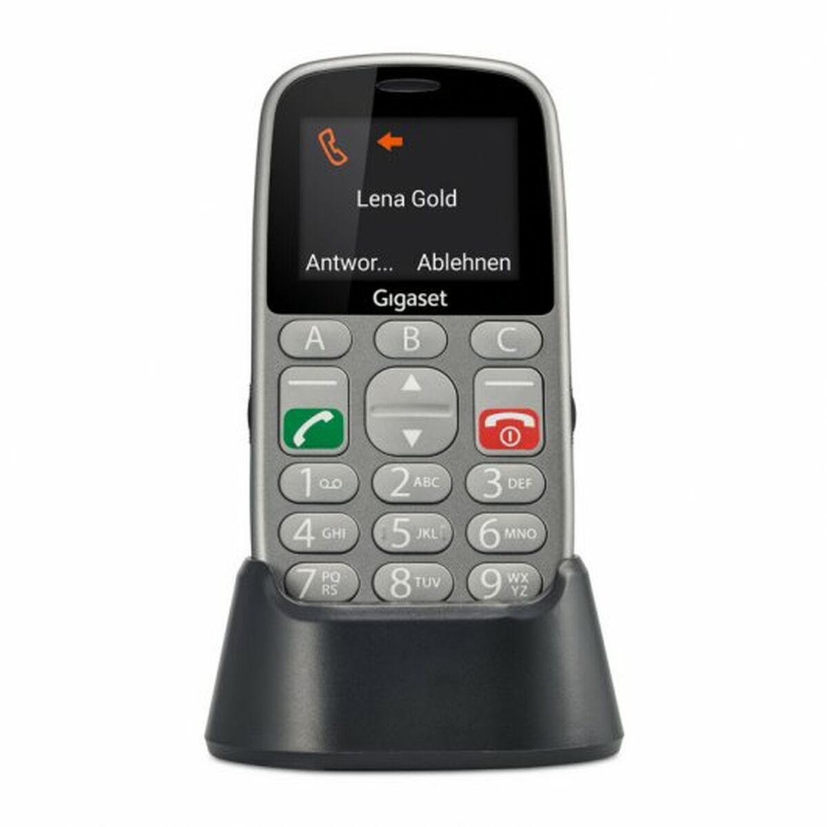 Mobiltelefon för seniorer Gigaset GL390 2,2" 32 GB RAM 2G Grå - 6