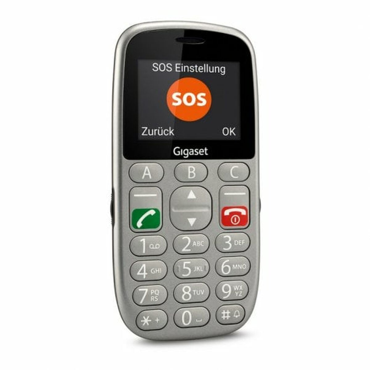 Mobiltelefon för seniorer Gigaset GL390 2,2" 32 GB RAM 2G Grå - 4