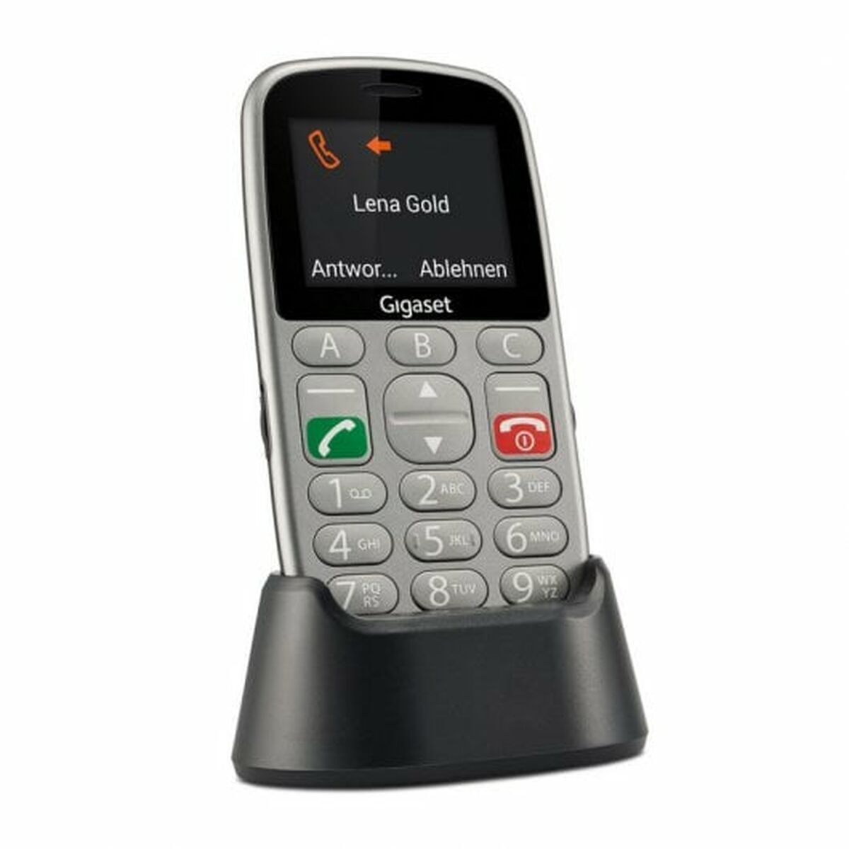 Mobiltelefon för seniorer Gigaset GL390 2,2" 32 GB RAM 2G Grå - 7