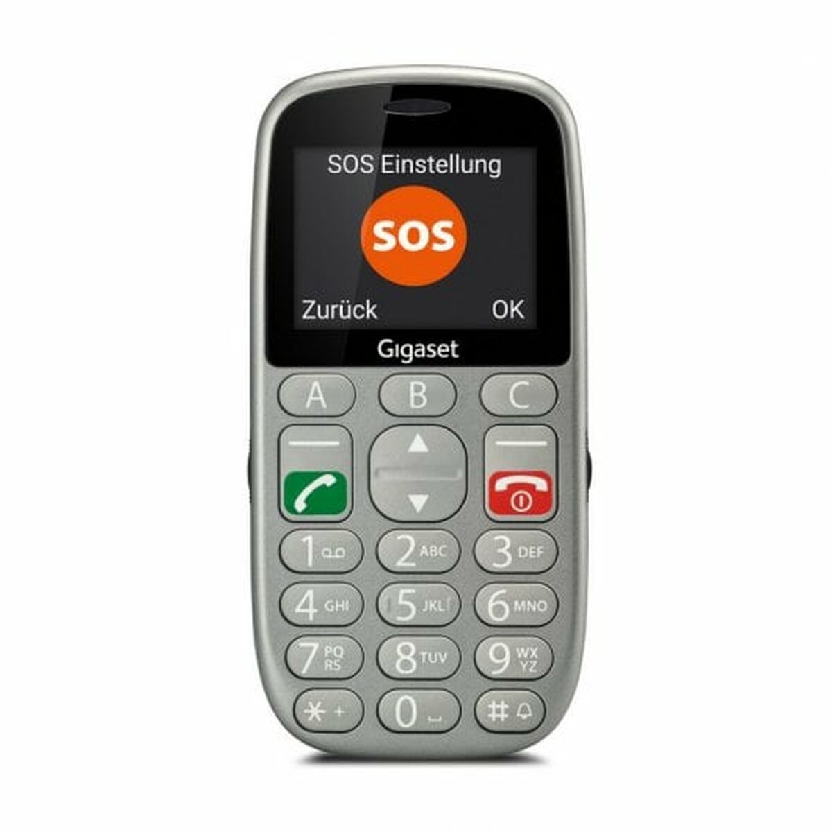 Mobiltelefon för seniorer Gigaset GL390 2,2" 32 GB RAM 2G Grå - 3