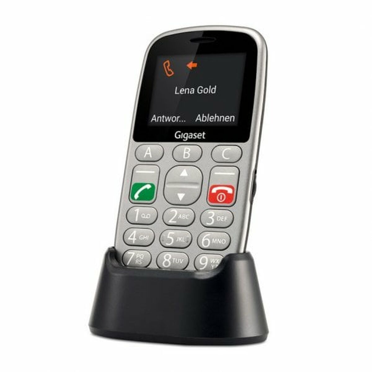 Mobiltelefon för seniorer Gigaset GL390 2,2" 32 GB RAM 2G Grå - 5