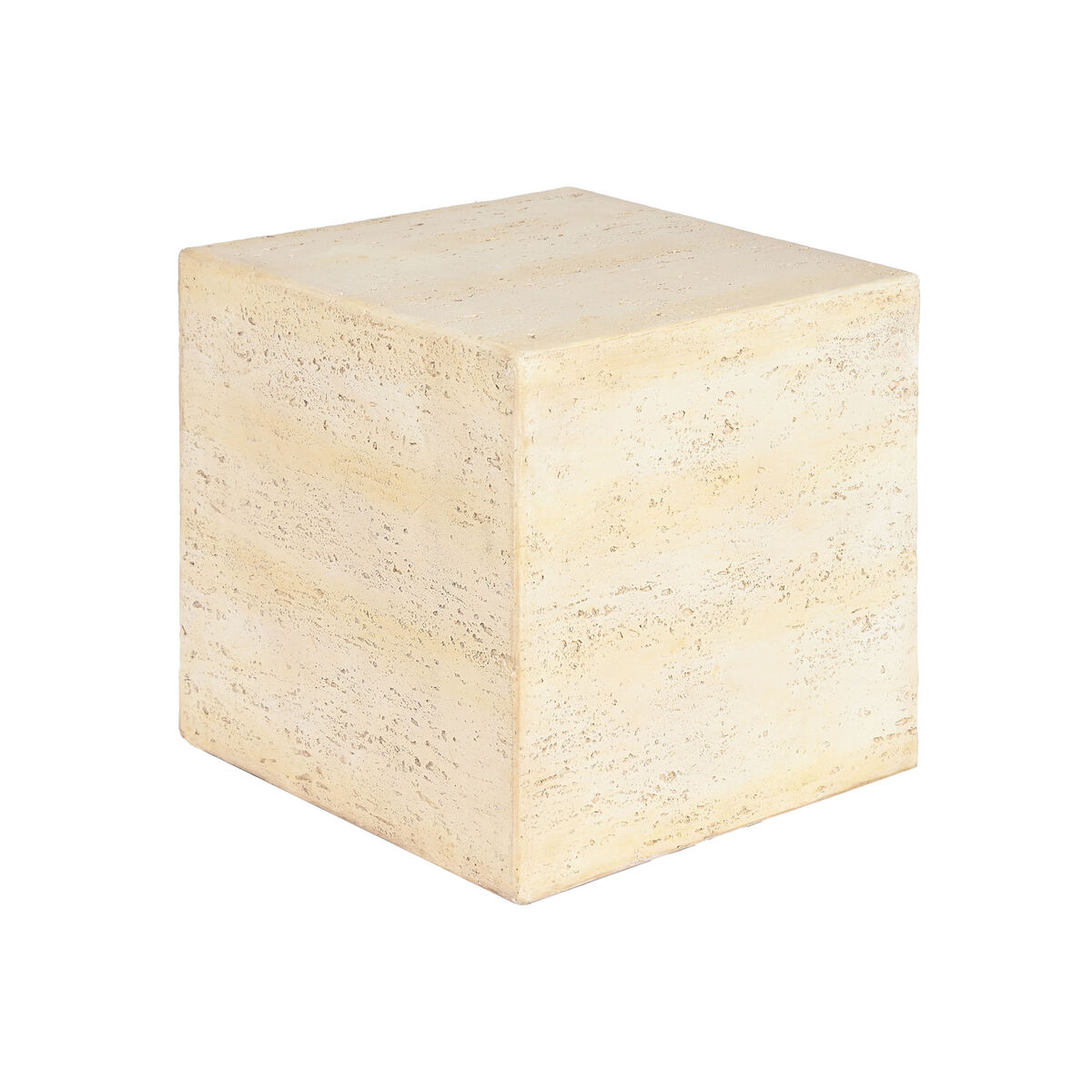 Sidobord Home ESPRIT Beige Magnesium 40 x 40 x 40 cm