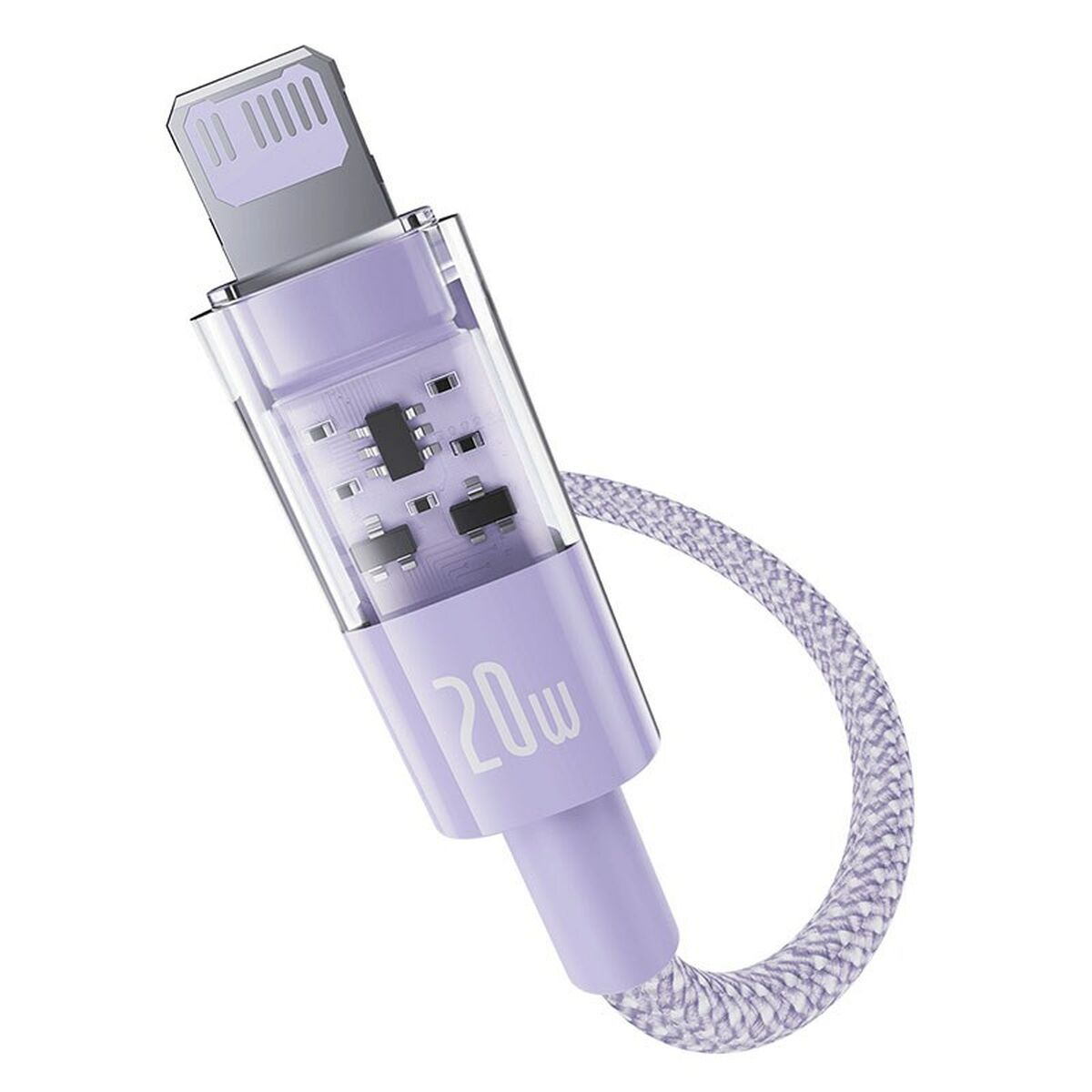 Kabel USB-C till Lightning Baseus P10373001511-00 Violett 1 m - 2