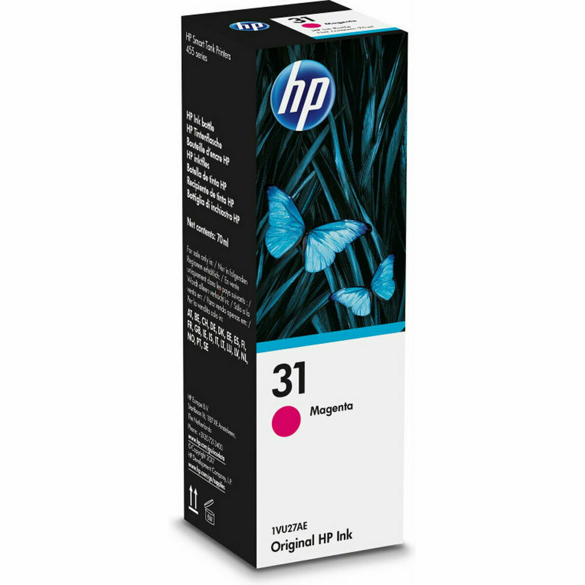 Bläck för patronpåfyllning HP 1VU27AE Magenta 70 ml