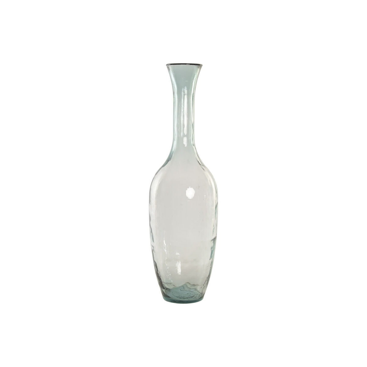 Vas Home ESPRIT Transparent Återvunnet glas Traditionell stil Urban 30 x 30 x 100 cm