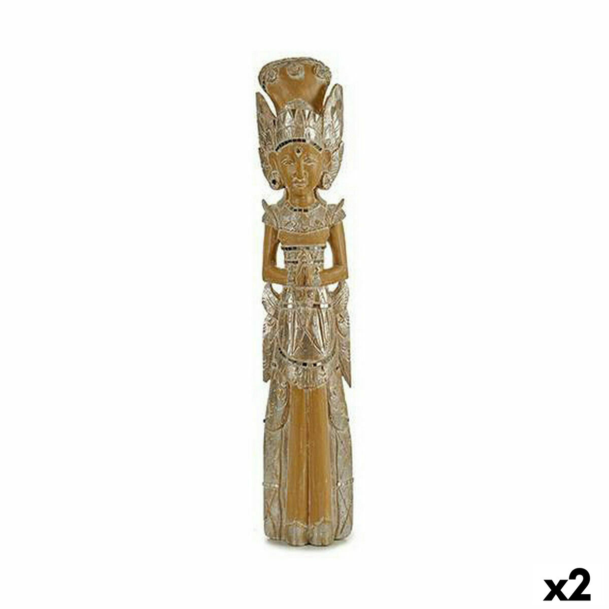 Prydnadsfigur Buddha Hatt 92 cm Harts (2 antal) - 3