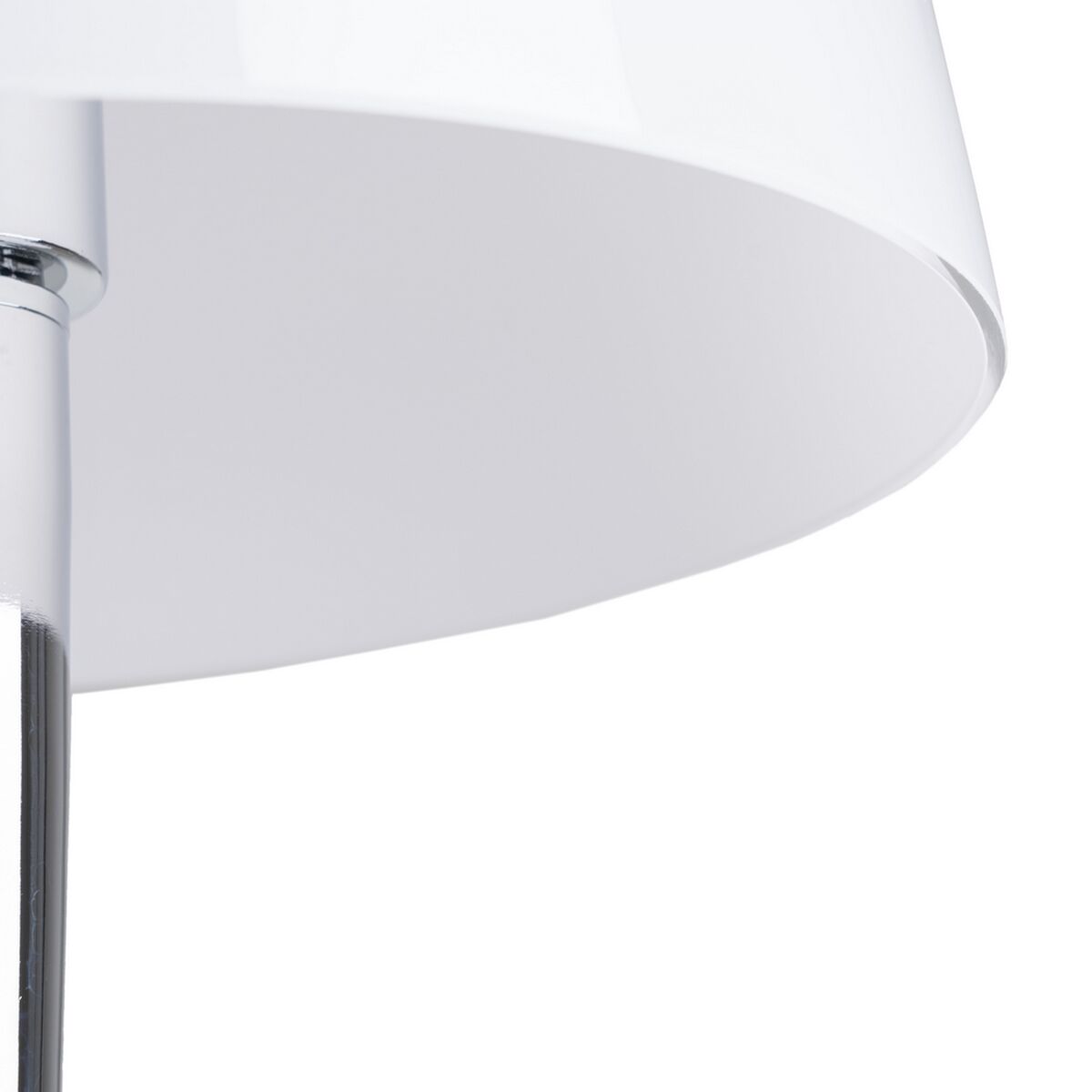Bordslampa Vit Silvrig Metall Glas Järn Hierro/Cristal 60 W 220 V 240 V 220 -240 V 28 x 28 x 56 cm - 3