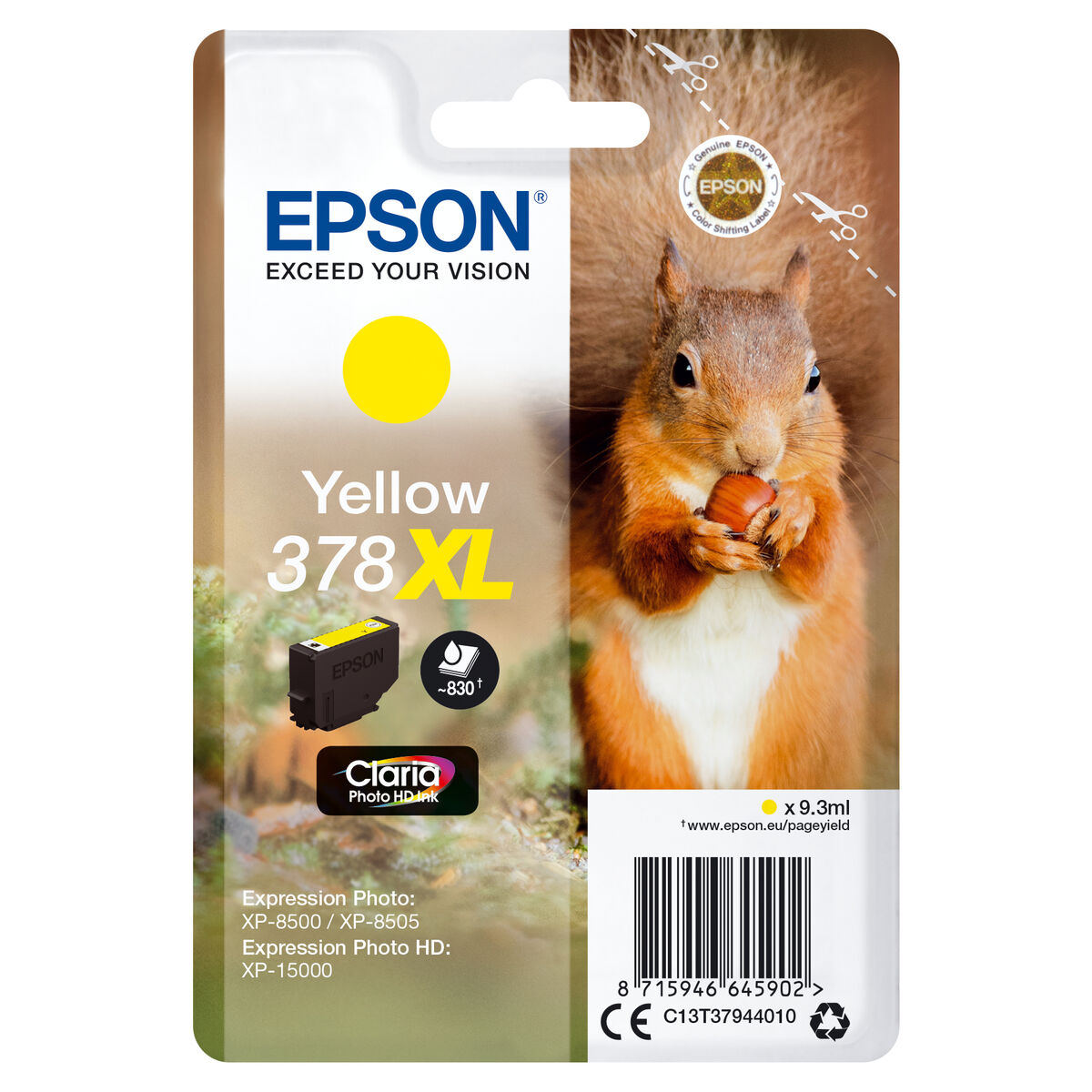 Original Bläckpatron Epson EP64590 9,3 ml Gul - 2
