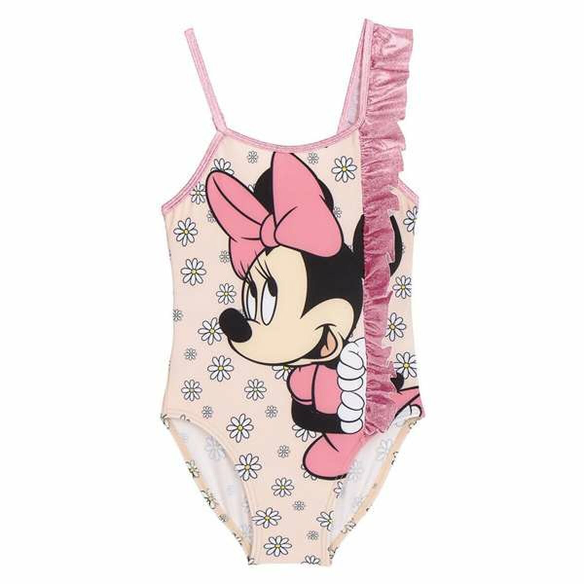 Baddräkt, Flickor Minnie Mouse Rosa