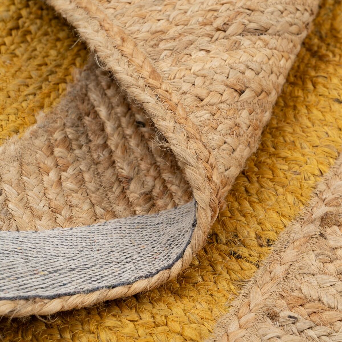 Matta Gul Naturell 160 x 230 cm Jute - 4