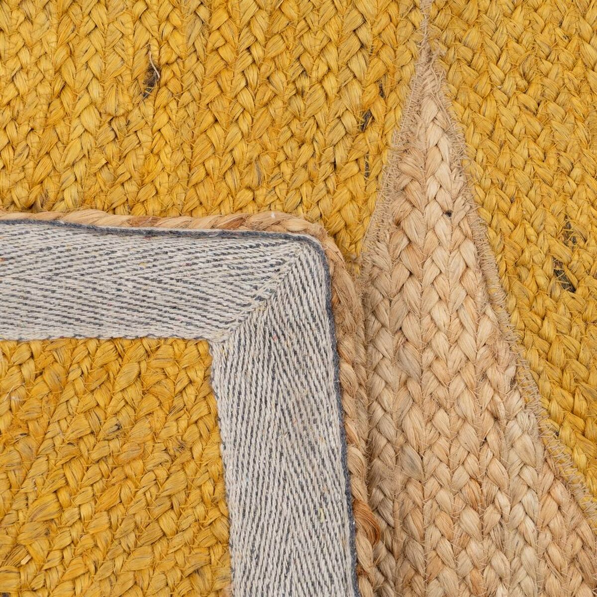 Matta Gul Naturell 160 x 230 cm Jute - 5
