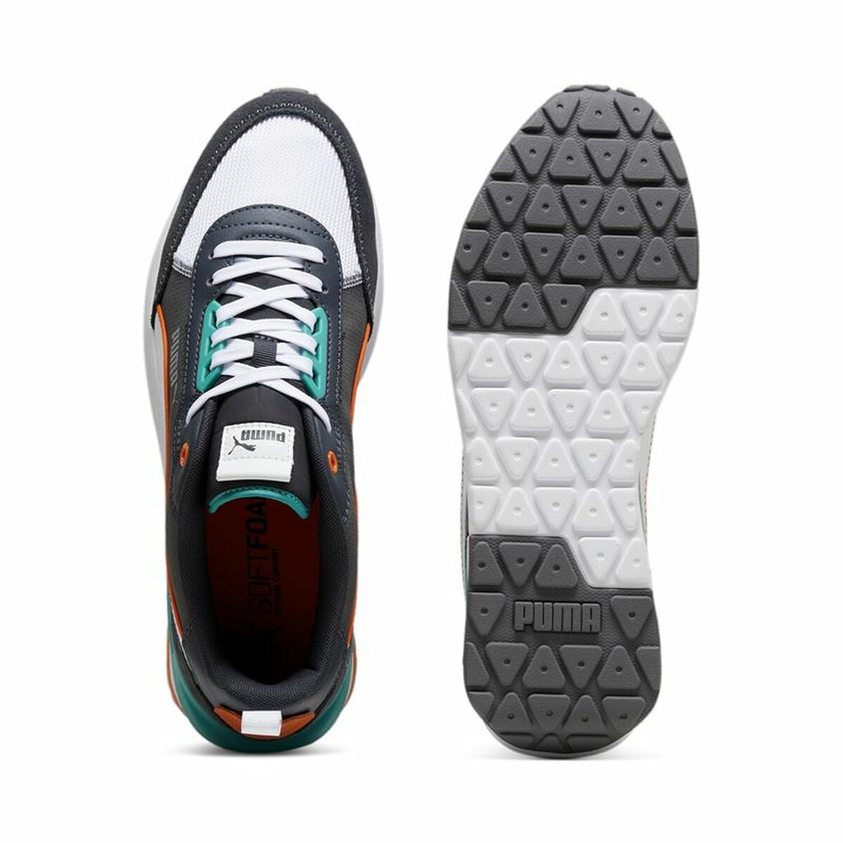 Sportskor Casual Puma R22 Vit Svart - 3