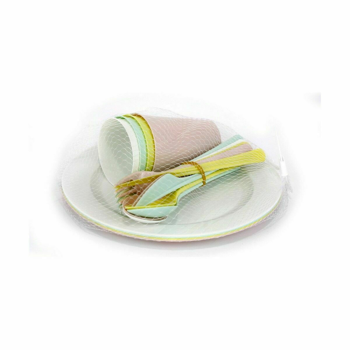 Servissats Dem 20 Delar Multicolour Picknick (12 antal) - 2