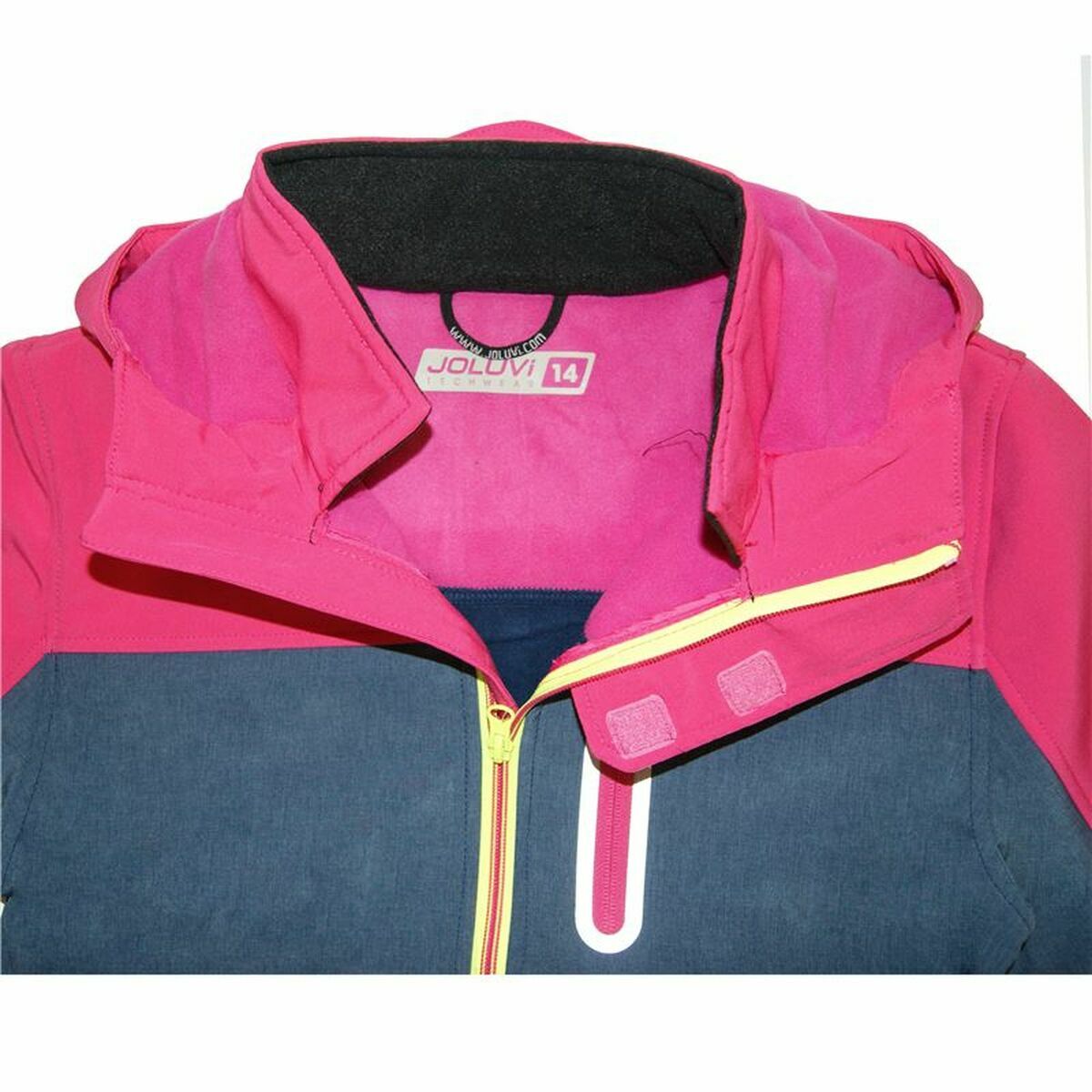Anorak Joluvi Snaps Barn Rosa Mörkrosa - 3