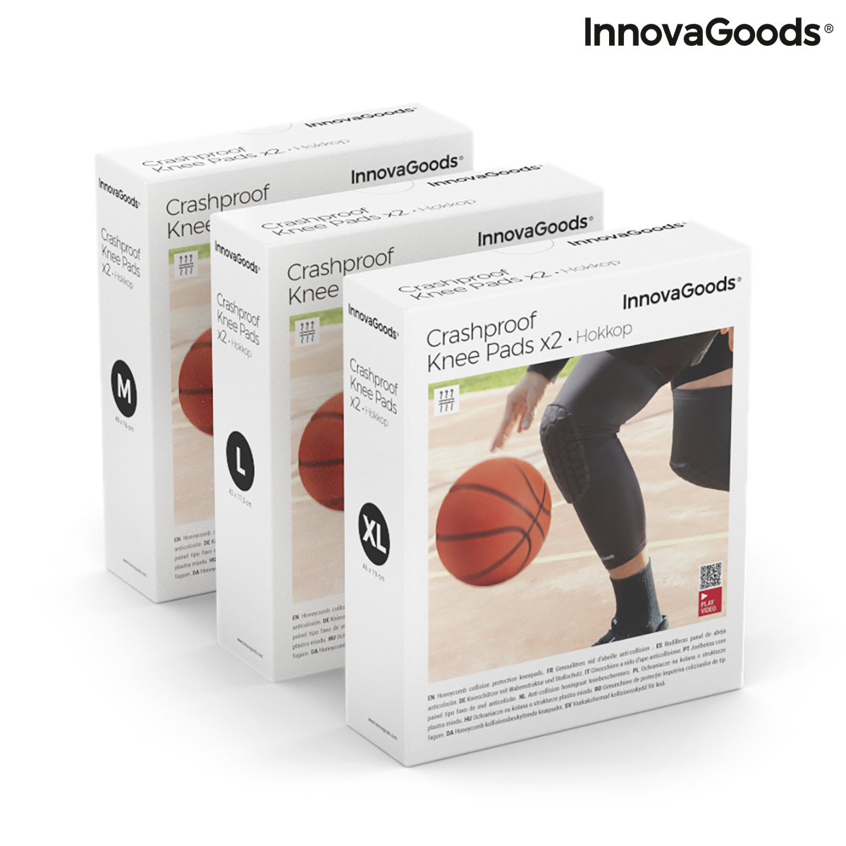 Honeycomb Anti-kollision knäskydd Hokkop InnovaGoods 2 antal - 2