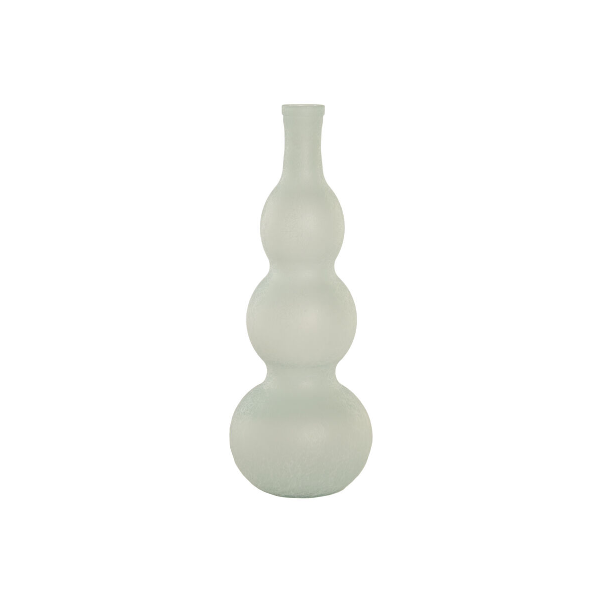 Vas Home ESPRIT Himmelsblå Återvunnet glas Medelhavs 17 x 17 x 45 cm
