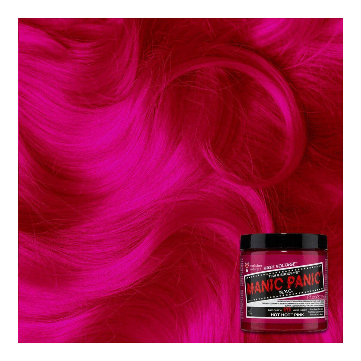 Permanent färg Classic Manic Panic Hot Hot Pink (118 ml) - 10