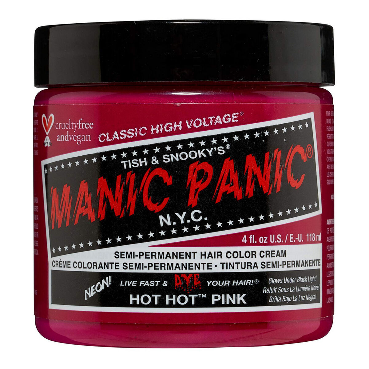 Permanent färg Classic Manic Panic Hot Hot Pink (118 ml) - 8