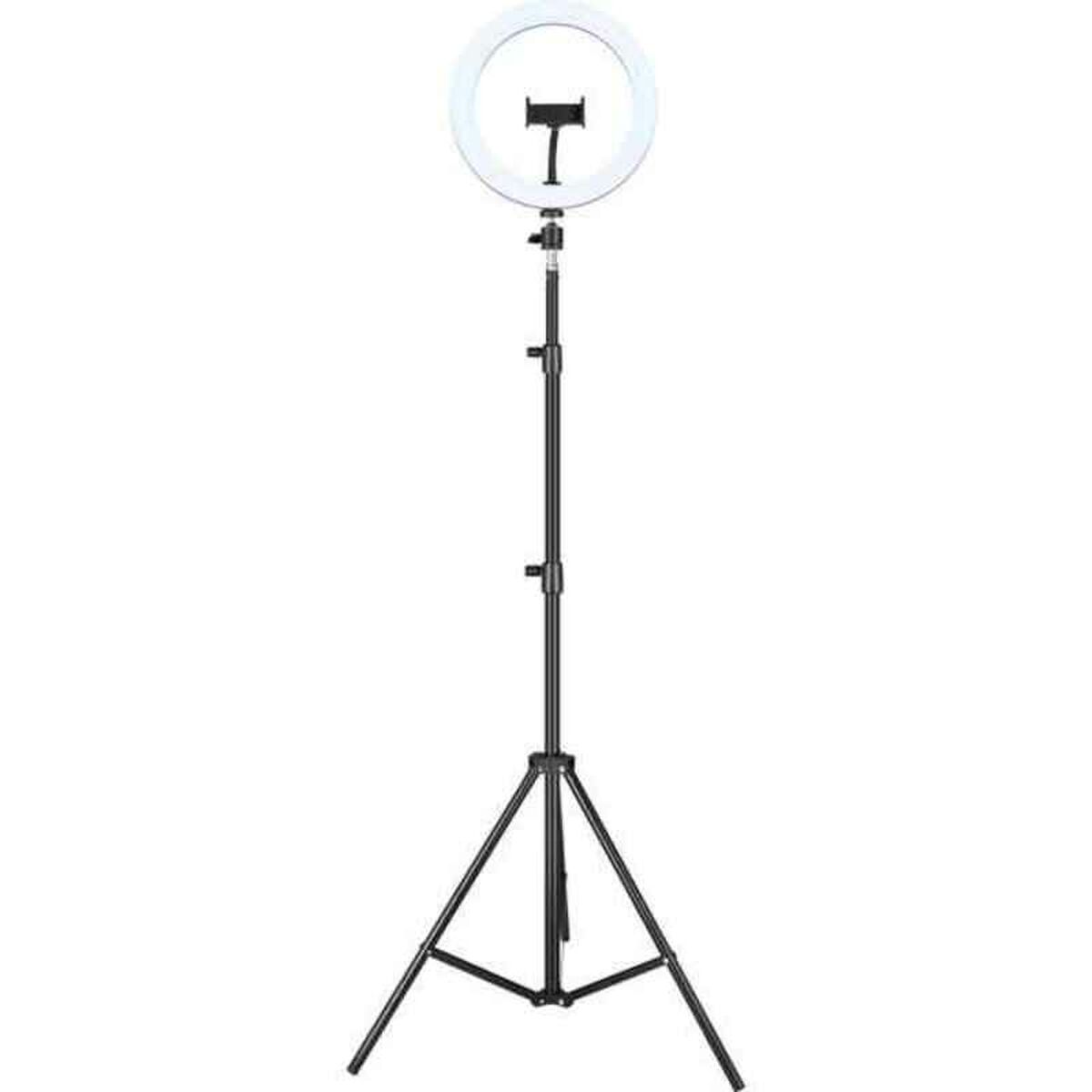 Ljusring för selfies iggual IGG317242 Tripod Ø 25 cm