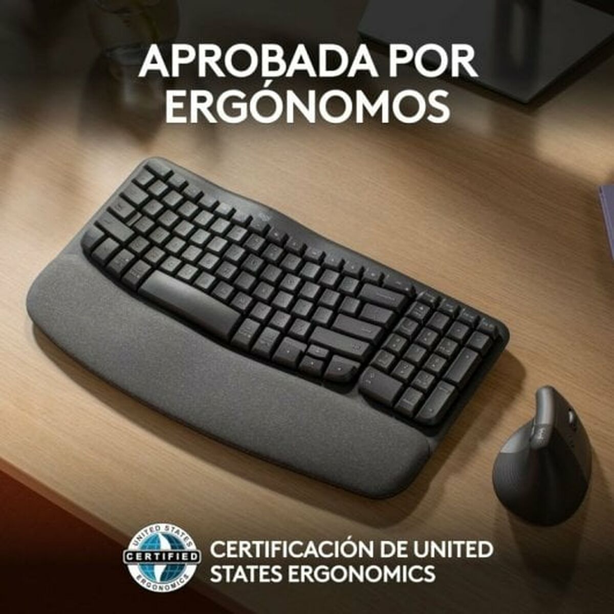 Tangentbord Logitech Grå Qwerty Spanska QWERTY - 5