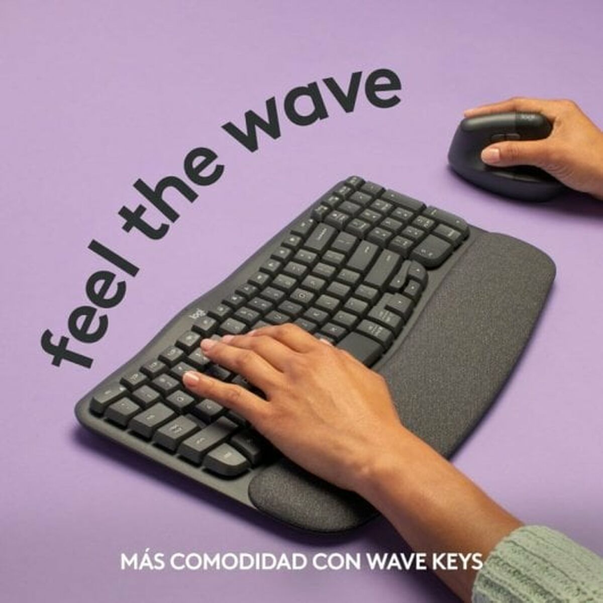 Tangentbord Logitech Grå Qwerty Spanska QWERTY - 2