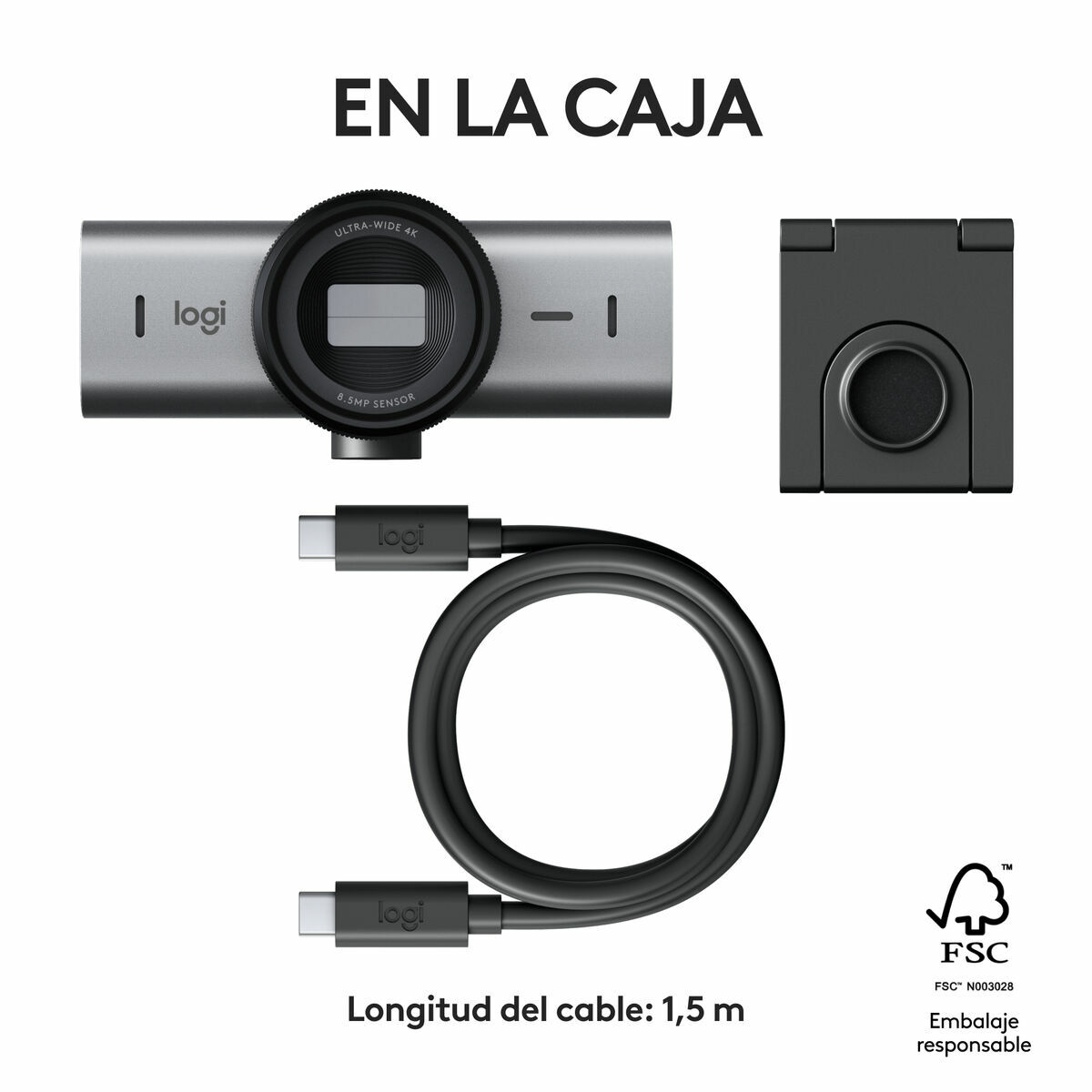 Webbkamera Logitech 960-001559 4K Ultra HD