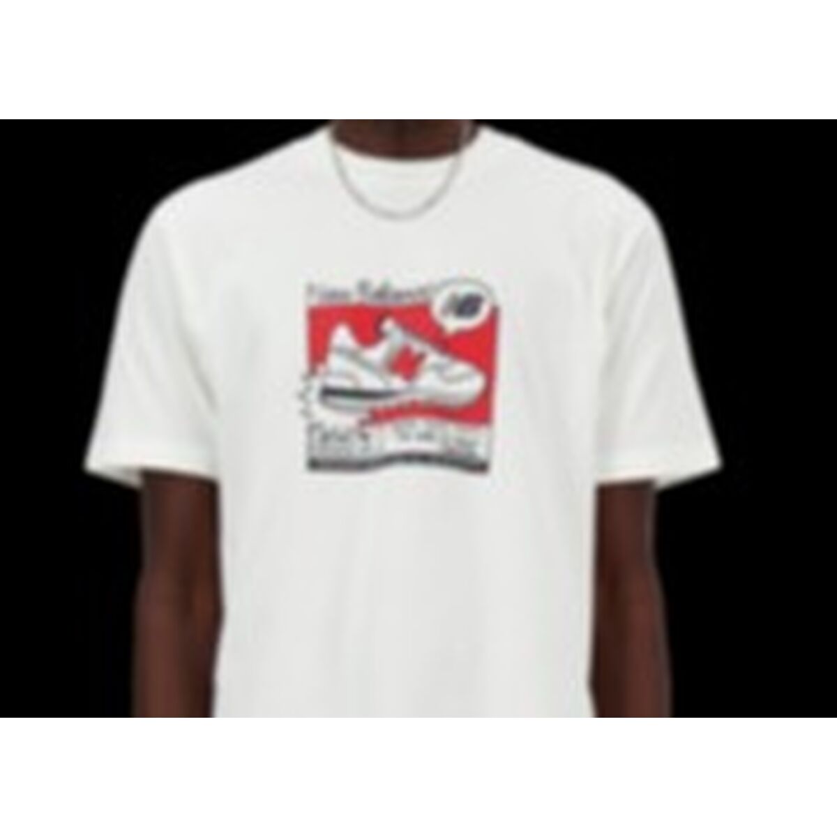 T-shirt med kortärm Herr New Balance MT41593 SST Vit - 2