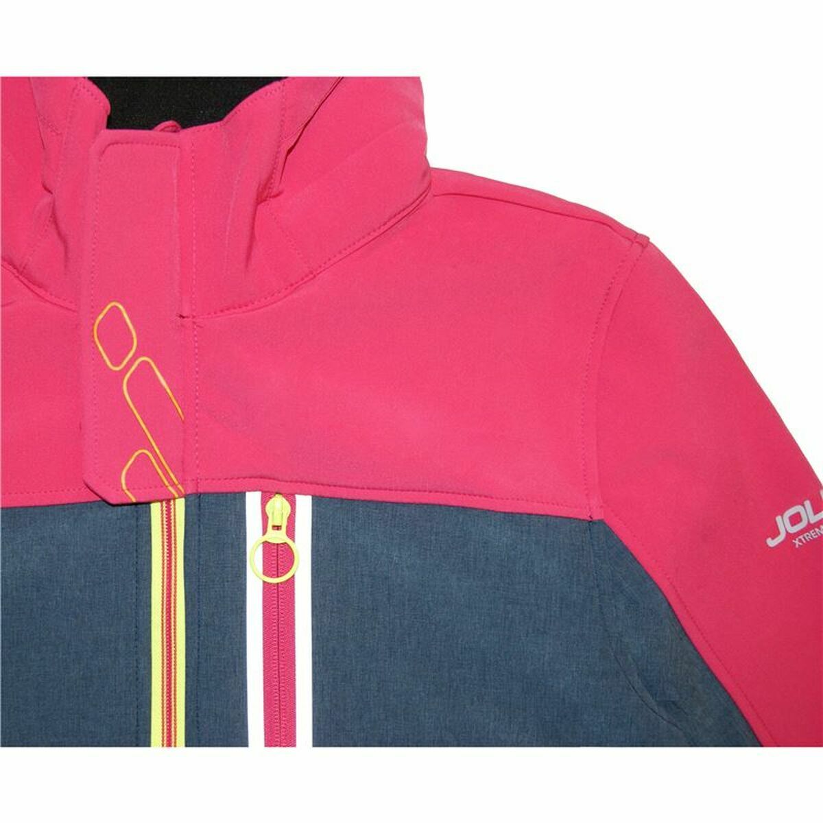 Anorak Joluvi Snaps Barn Rosa Mörkrosa - 4