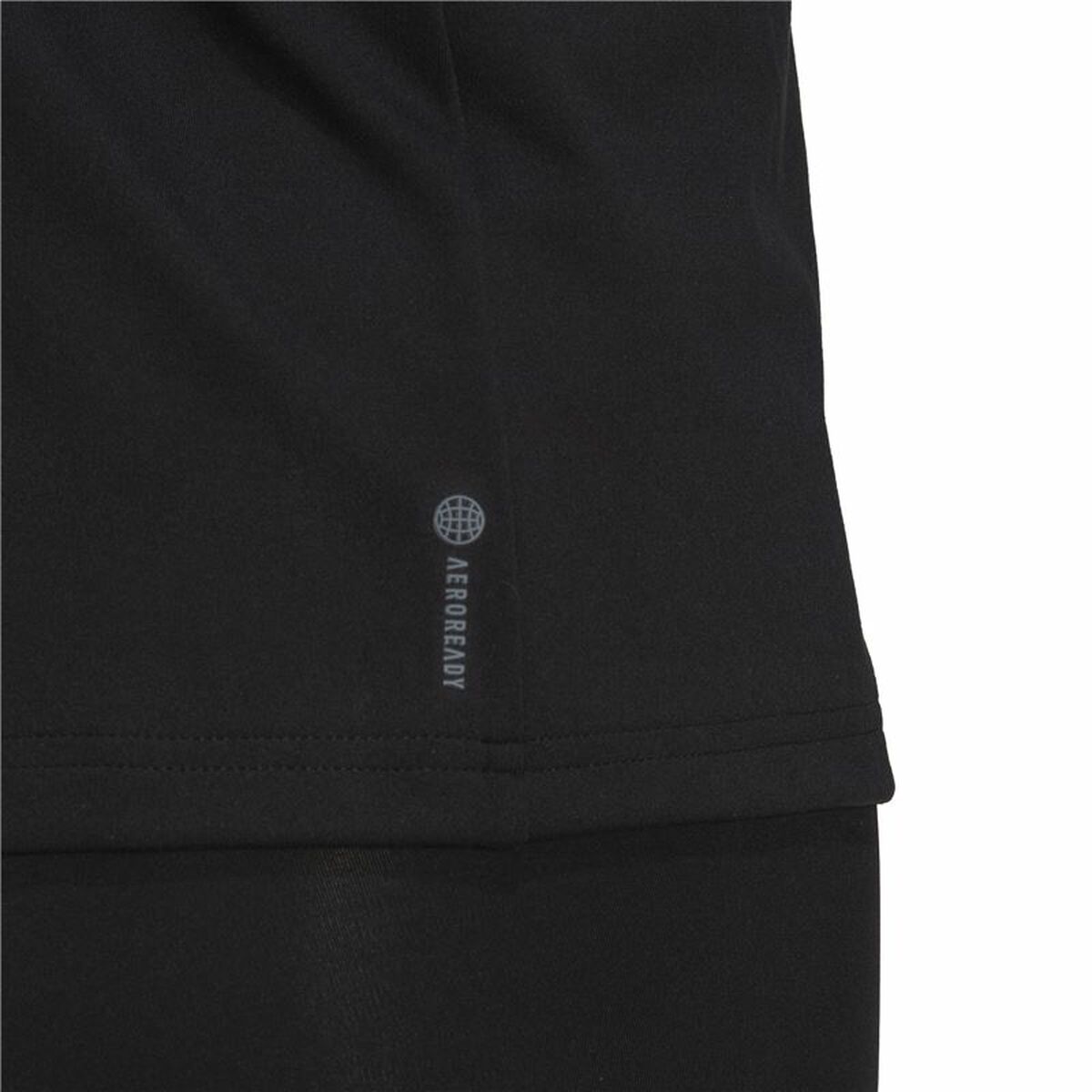 T-shirt med kortärm Dam Adidas Studio Svart - 6