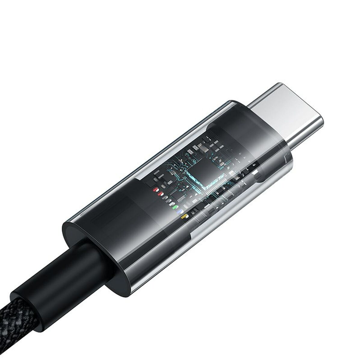 USB A till USB-C Kabel Baseus P10373002111-00 Svart 1 m - 3