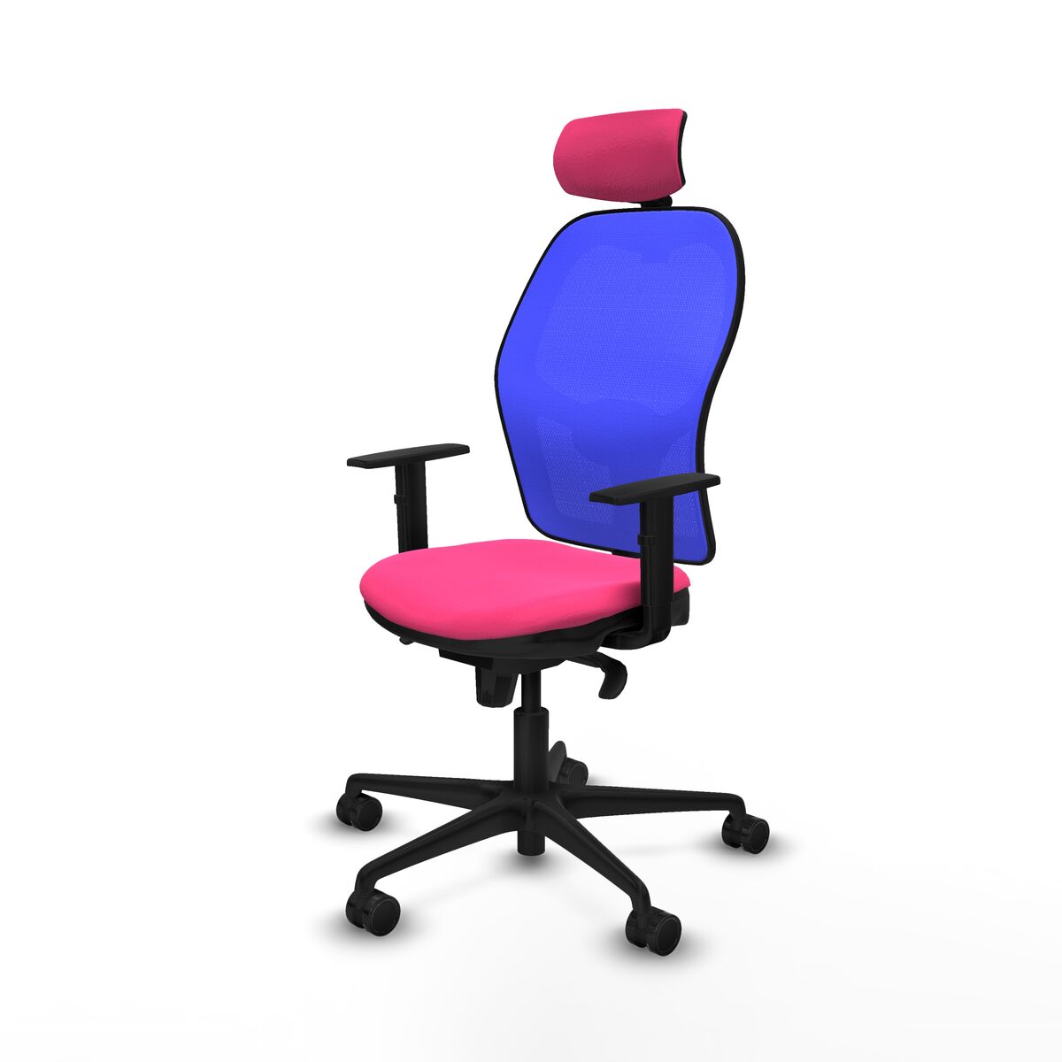 Kontorsstol med nackstöd Piqueras y Crespo 1D036N2 Rosa - 2