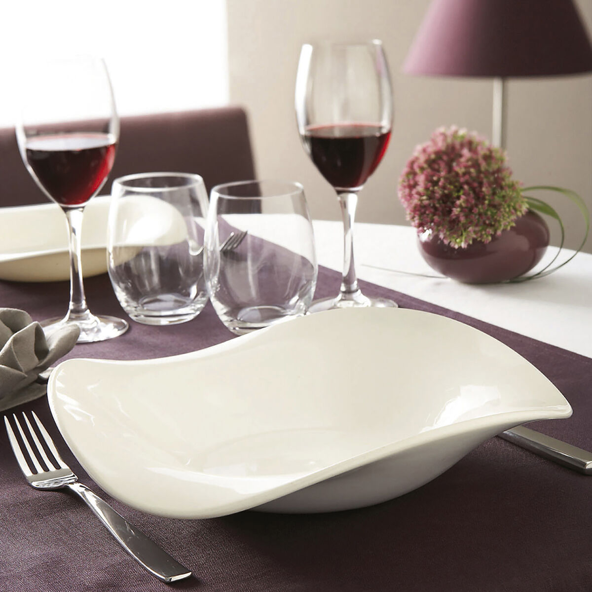 Djup tallrik Arcoroc Tendency Beige Glas (23 cm) (24 antal) - 4