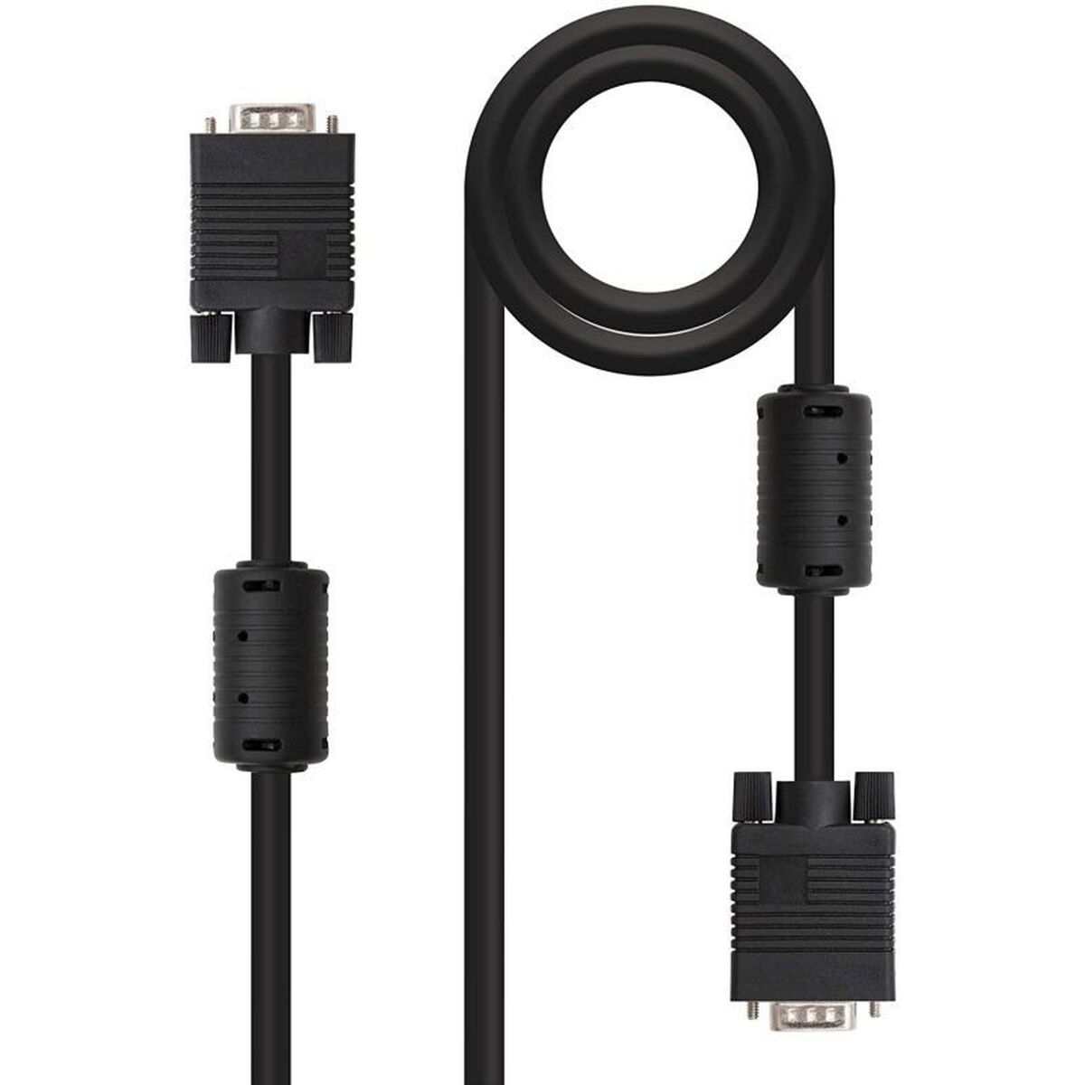 VGA Kabel NANOCABLE 10.15.0101 Svart 1 m - 2