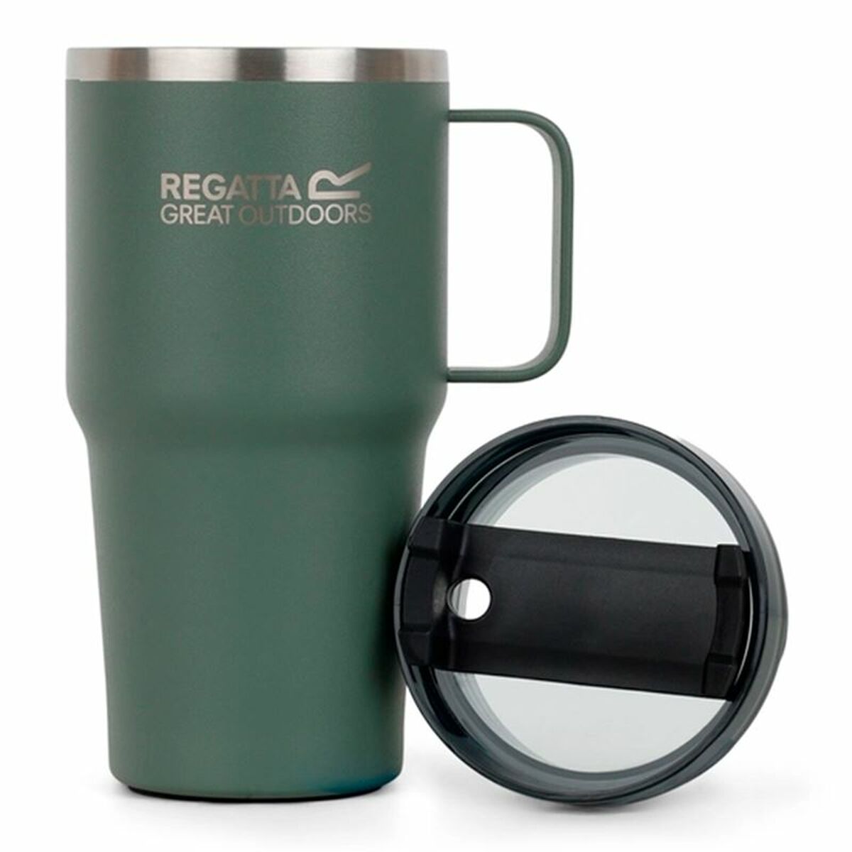 Muggen med Sugrör Regatta Thermo Insulated Mug 600 ml Grön Rostfritt stål - 3