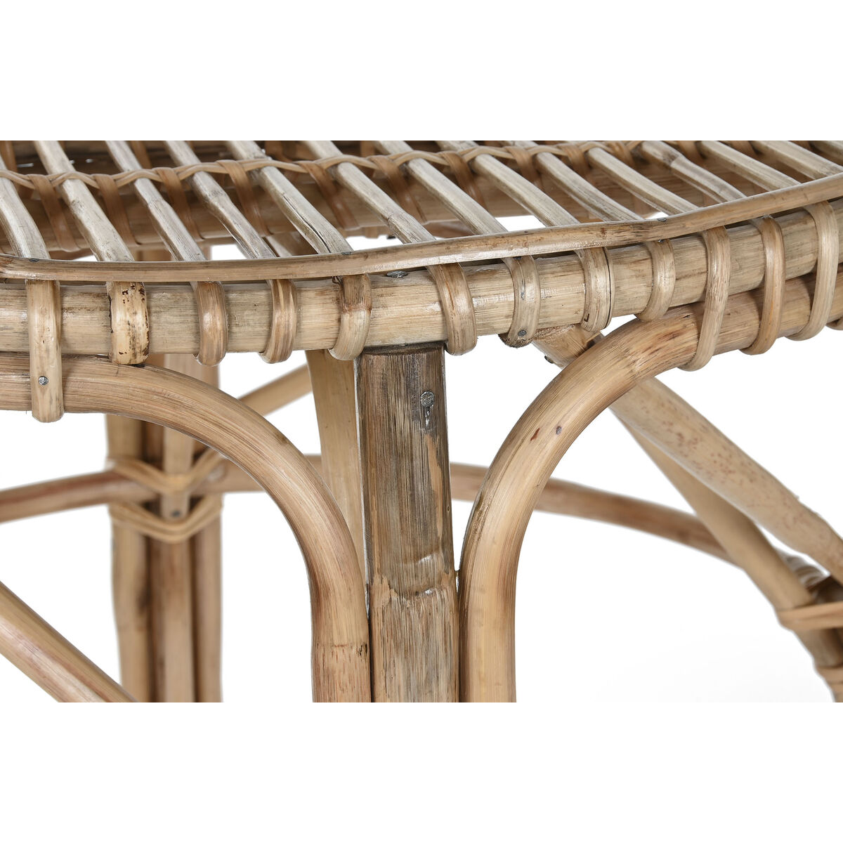 Sidobord Home ESPRIT Naturell 59 X 59 X 108 cm - 2
