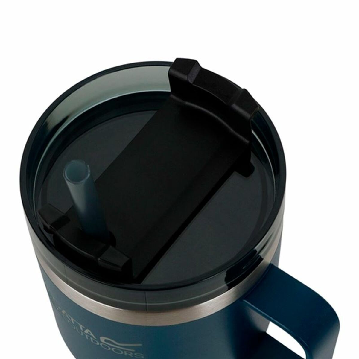 Muggen med Sugrör Regatta Thermo Insulated Mug Mörkblå 600 ml Rostfritt stål - 3