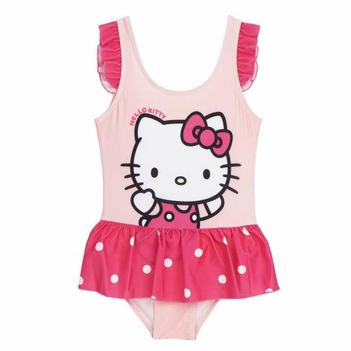 Baddräkt, Flickor Hello Kitty Ljusrosa
