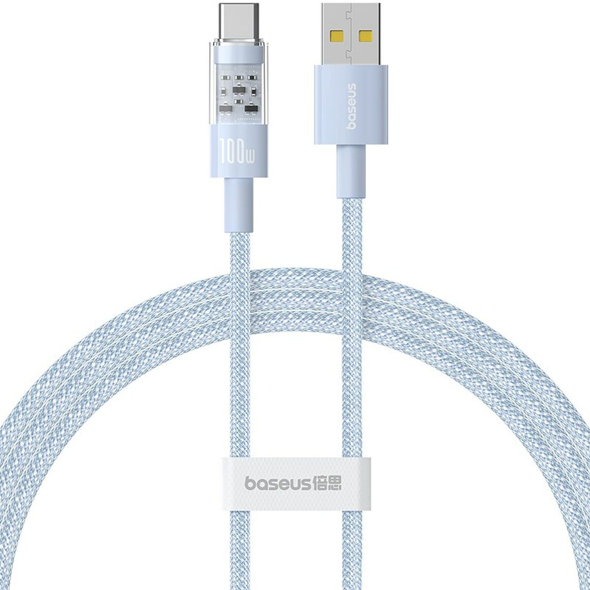 USB A till USB-C Kabel Baseus P10373002311-00 Blå 1 m