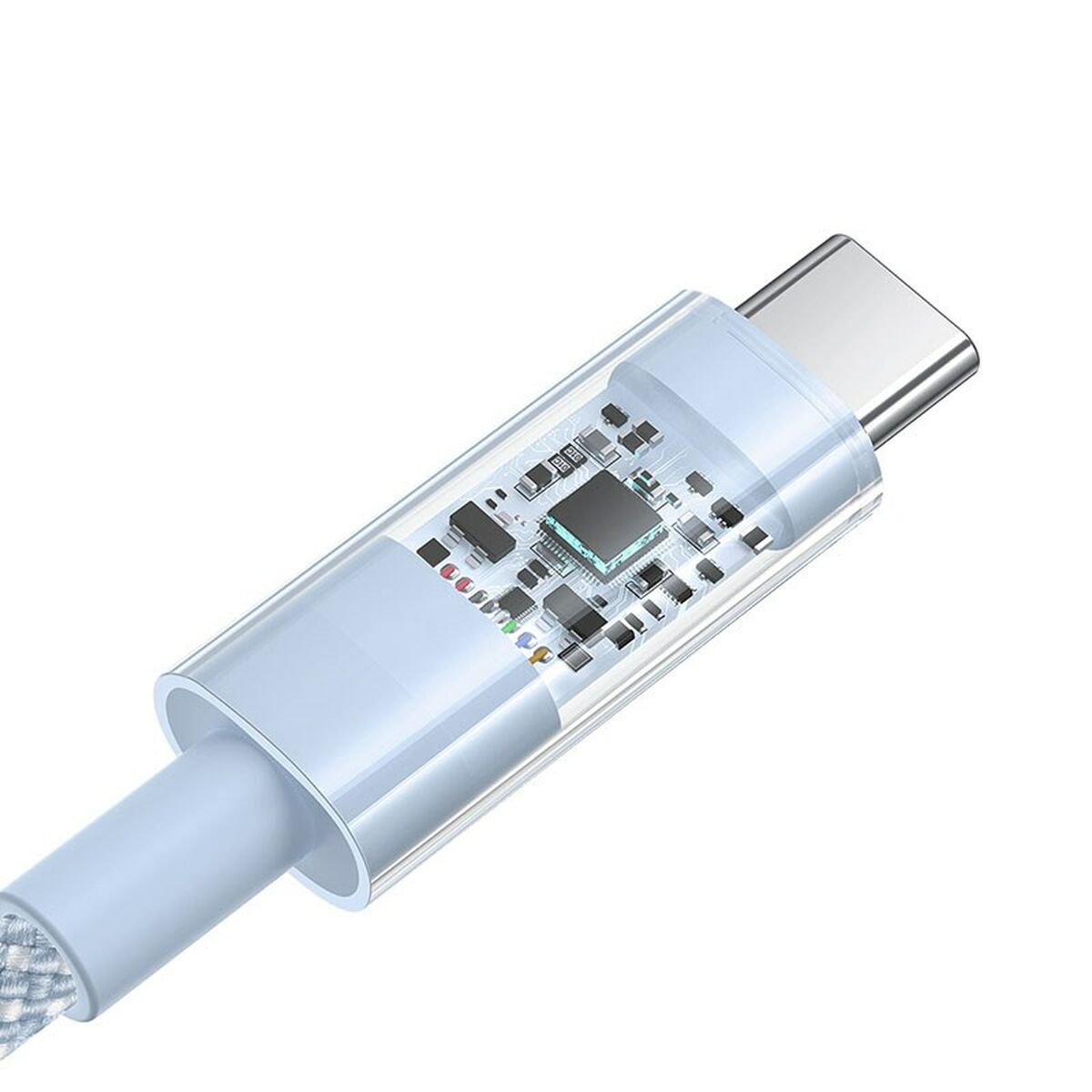 USB A till USB-C Kabel Baseus P10373002311-00 Blå 1 m - 3