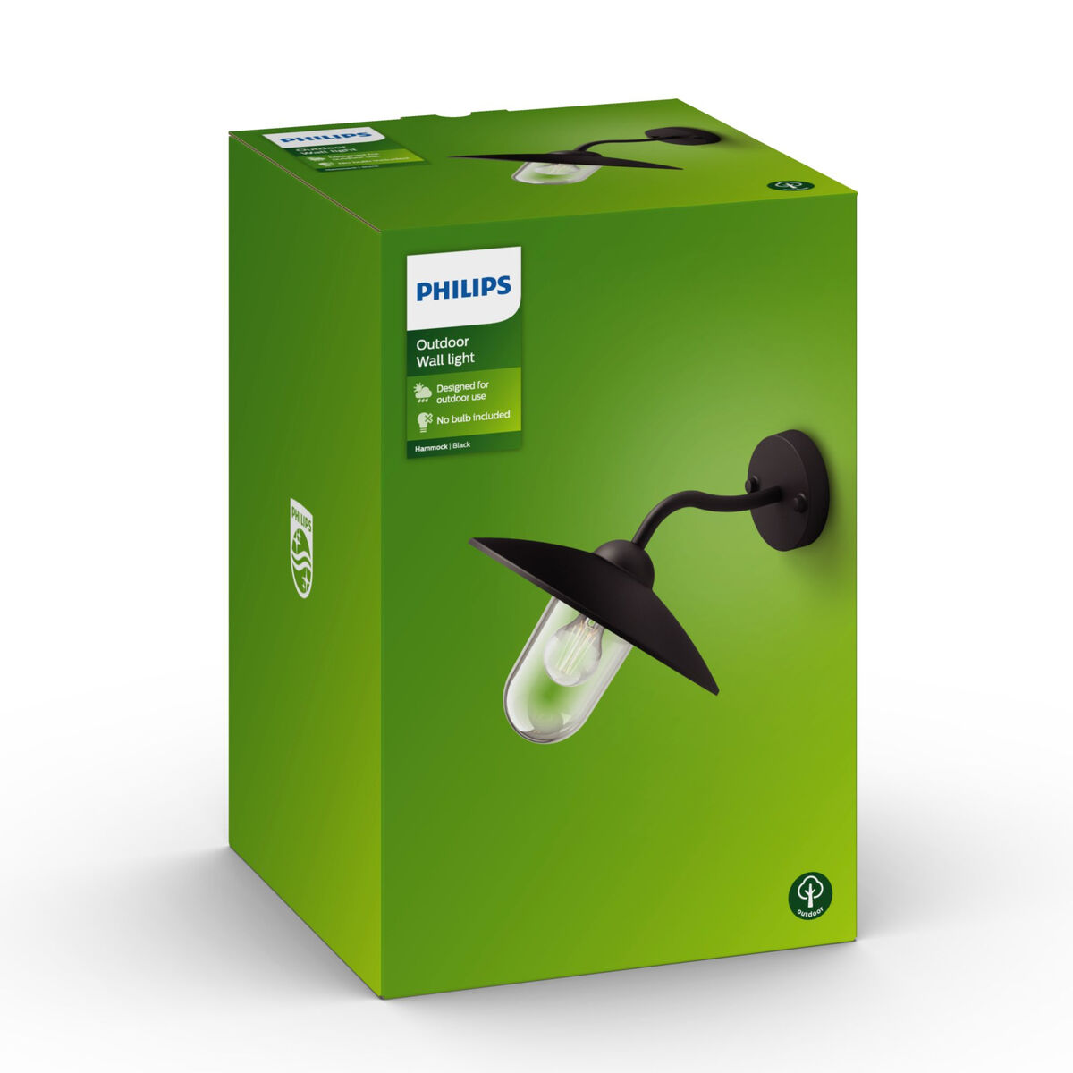 Vägglykta Philips 0164330PN Extern Svart Aluminium 60 W E27 - 6