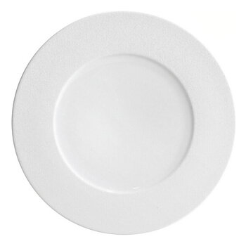 Platt skål Inde Globe Sahara Porslin Vit Ø 32,5 cm