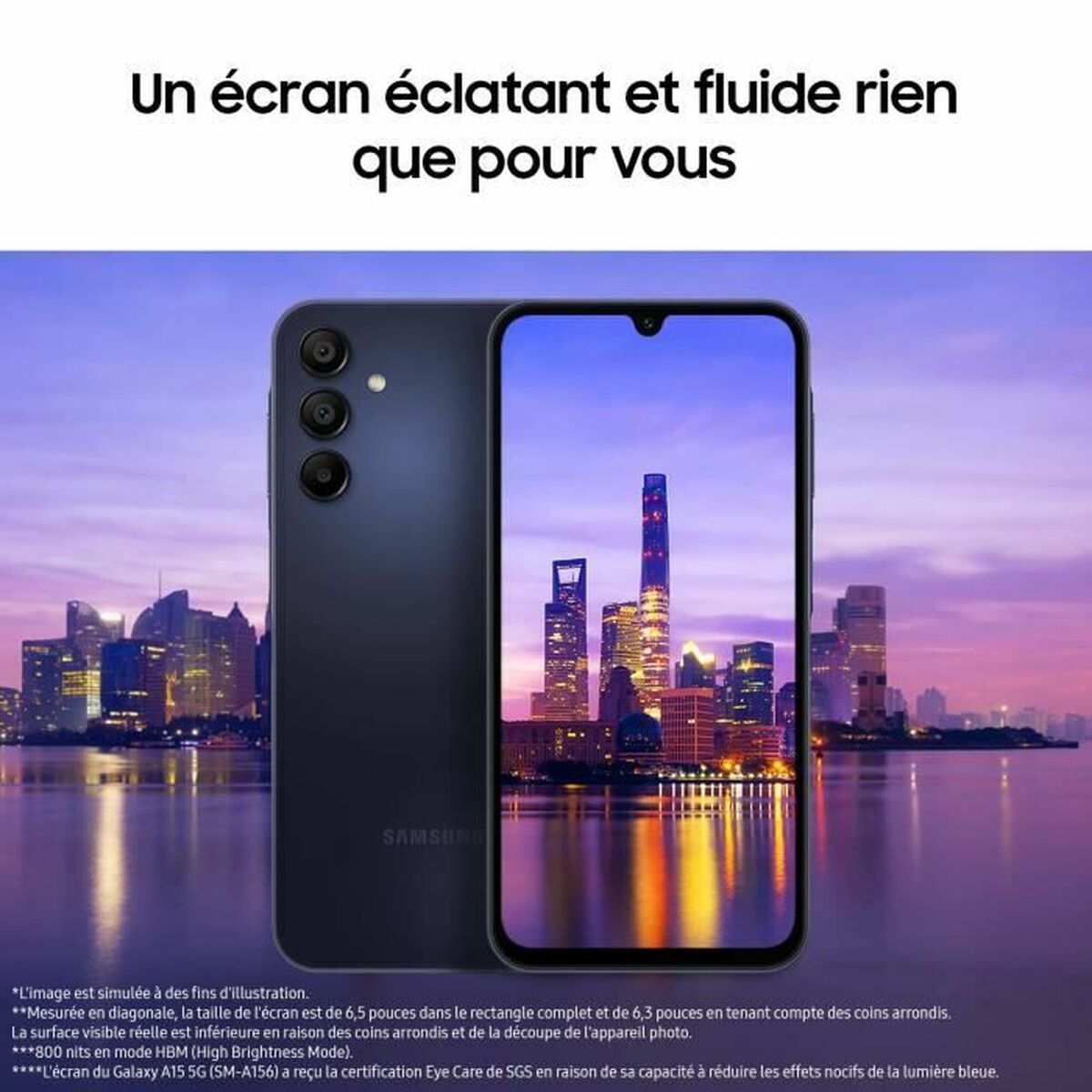 Smartphone Samsung A156B 4-128 BK Octa Core 4 GB RAM 128 GB Svart - 4