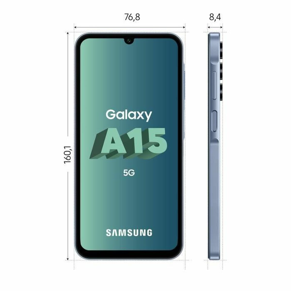 Smartphone Samsung A156B 4-128 BK Octa Core 4 GB RAM 128 GB Svart - 3