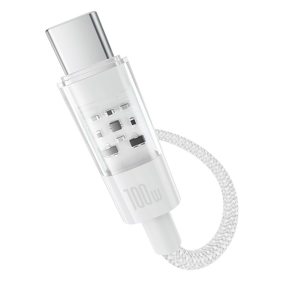 USB A till USB-C Kabel Baseus P10373002211-01 Vit 2 m - 2