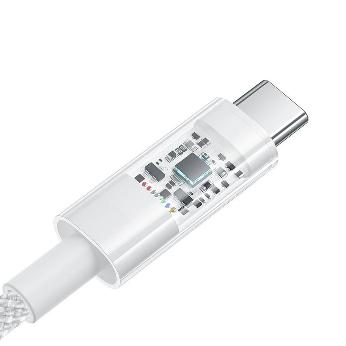 USB A till USB-C Kabel Baseus P10373002211-01 Vit 2 m - 3