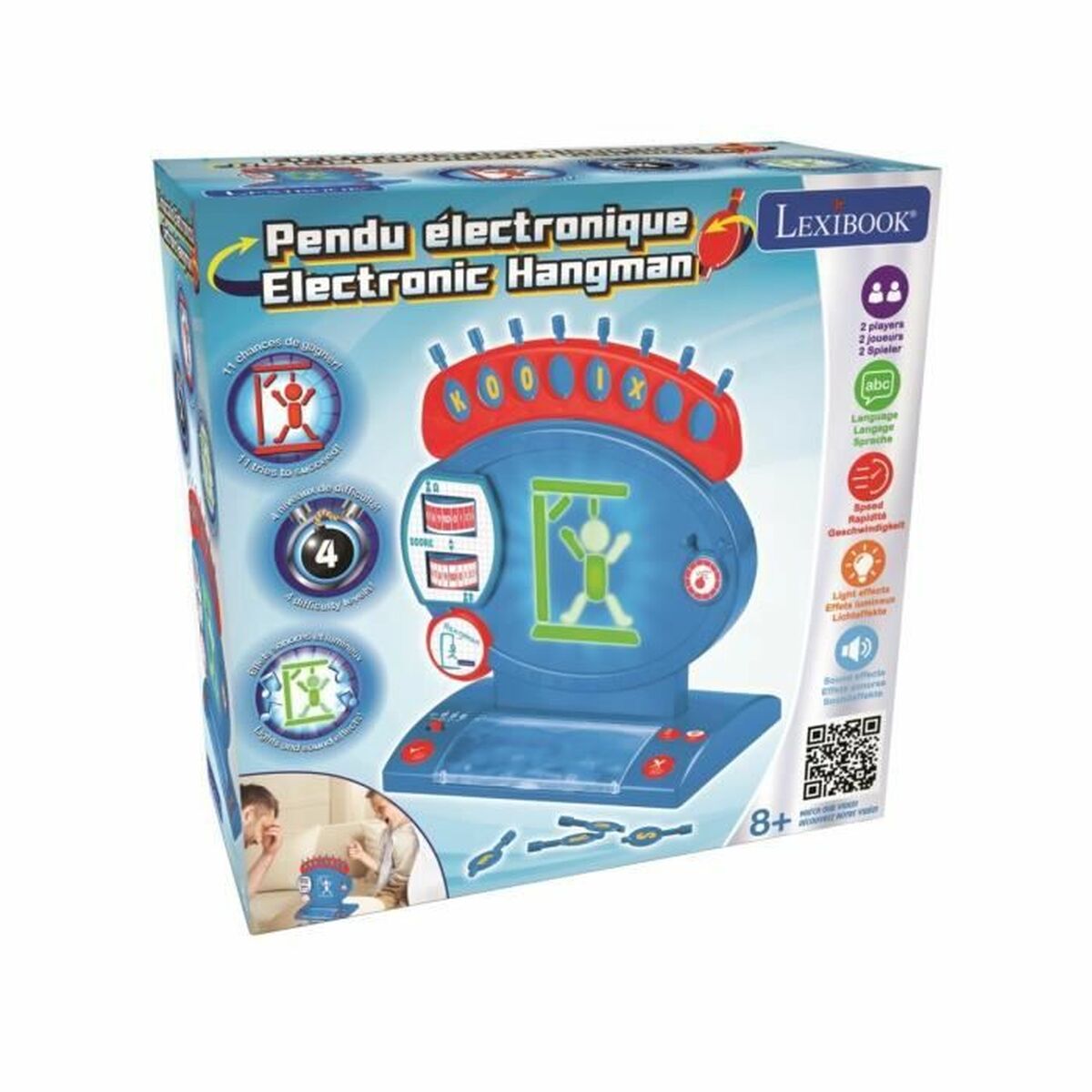 Sällskapsspel Lexibook Electronic Hangman (FR) - 3