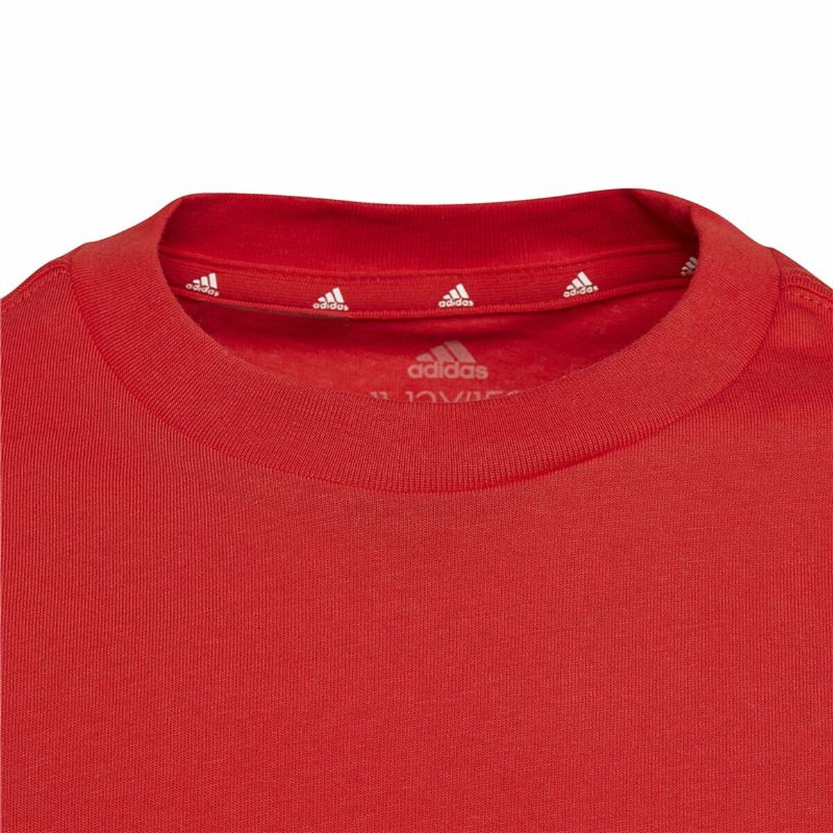 Barn T-shirt med kortärm Adidas Essentials  Röd - 4
