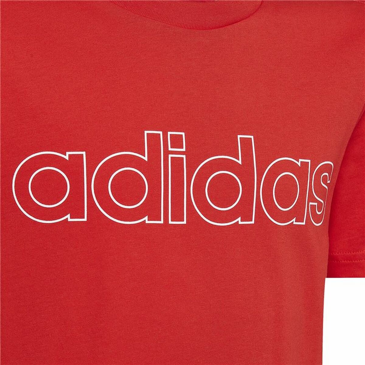 Barn T-shirt med kortärm Adidas Essentials  Röd - 2