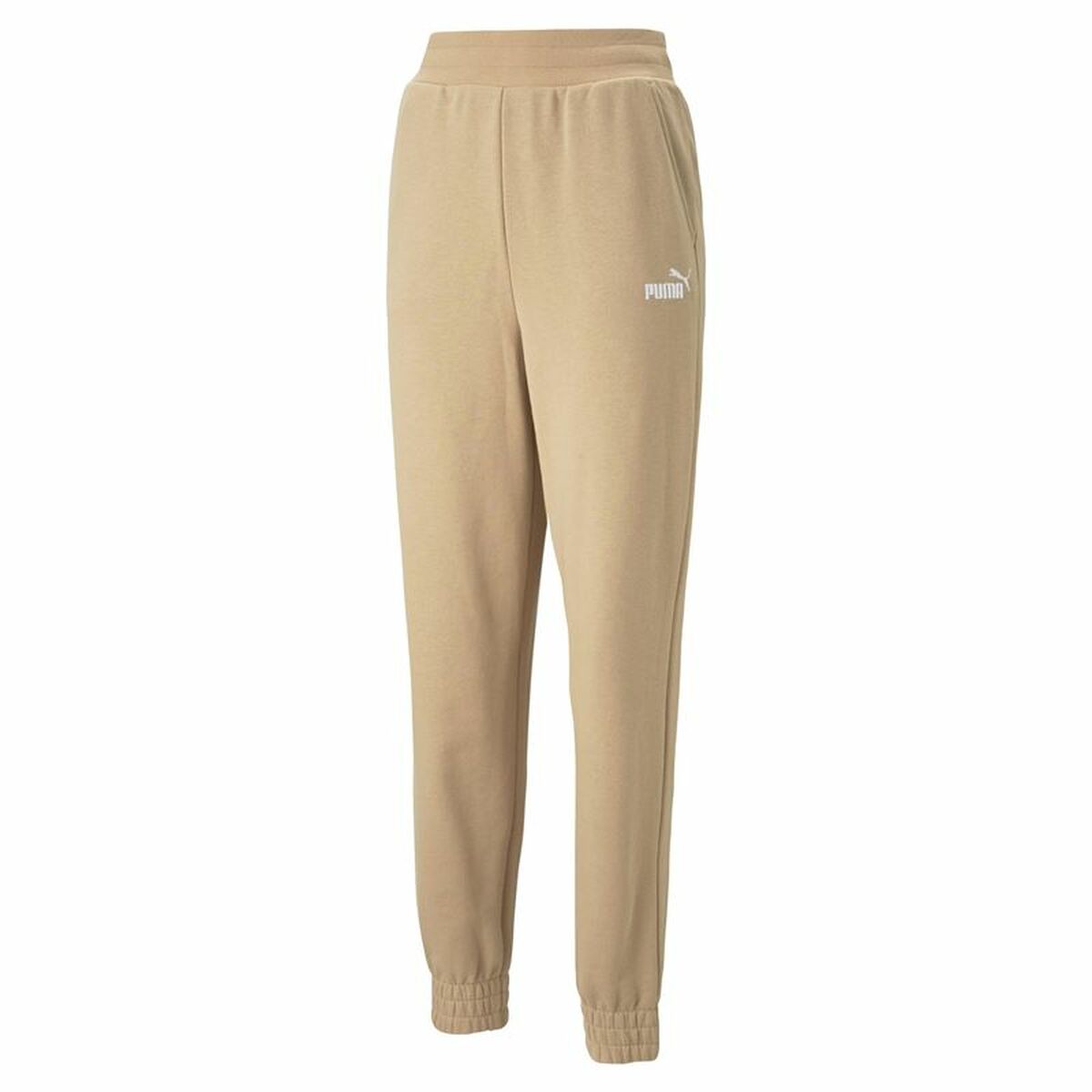 Långa träningsbyxor Puma Embroidery High Beige Kvinna - 3